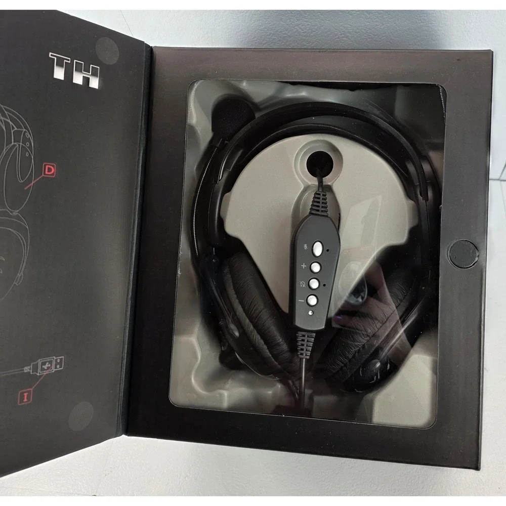 TekRepublic‎ TH Lightweight Gaming Headset Virtual 7.1 Surround Sound USB